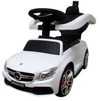 Masinuta de impins Mercedes C63 AMG R-Sport - Alb, Culoare: Alb  - ExclusivMAG.ro