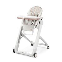 Scaun de masa 2 in 1 Peg Perego Siesta Follow Me, Aquarelle, Culoare: Roz