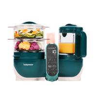 Babymoov - Robot multifunctional Nutribaby + 6 in 1 Opal Green  - ExclusivMAG.ro