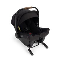 Nuna - Scoica auto cu ISOFIX integrat PIPA urbn Caviar, nastere - 75 cm, Culoare: Negru, Grupa: 0-13kg (0 luni - 12 luni)  - ExclusivMAG.ro