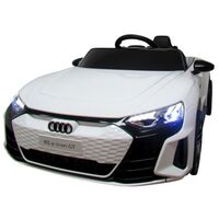 Masinuta electrica cu telecomanda Audi E-TRON R-Sport - Alb, Culoare: Alb, Capacitate acumulator: 12V  - ExclusivMAG.ro