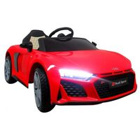 Masinuta electrica cu telecomanda Audi R8 - 107 R-Sport - Rosu, Culoare: Rosu, Capacitate acumulator: 12V  - ExclusivMAG.ro