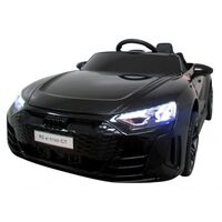 Masinuta electrica cu telecomanda Audi E-TRON R-Sport - Negru, Culoare: Negru, Capacitate acumulator: 12V  - ExclusivMAG.ro