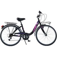 Bicicleta Dino Bikes 26' City Summertime negru, Culoare: Negru, Dimensiuni: 26 inch  - ExclusivMAG.ro