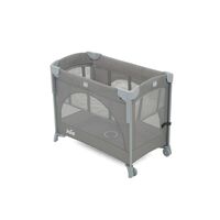 Joie - Patut pliant pentru cosleeping Kubbie Foggy Gray, Culoare: Gri, Dimensiuni: 95x65  - ExclusivMAG.ro