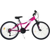 Bicicleta Dino Bikes 24'' MTB femei Ring roz, Culoare: Roz, Dimensiuni: 24 inch  - ExclusivMAG.ro