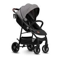 Lionelo - Carucior sport Zoey Cadru din aluminiu, Gri, Culoare: Gri  - ExclusivMAG.ro