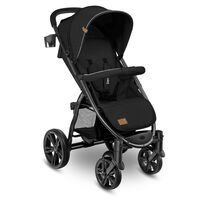 Lionelo - Carucior sport Annet, Black Carbon, Culoare: Negru  - ExclusivMAG.ro