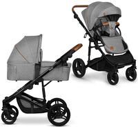 Lionelo - Carucior 2 in 1 Mari Tour, 0-22 kg, Gri, Culoare: Gri, Model: 2 in 1  - ExclusivMAG.ro