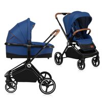 Lionelo - Carucior Mika 2 in 1, Albastru, Culoare: Albastru, Model: 2 in 1  - ExclusivMAG.ro