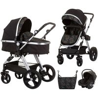 Carucior Chipolino Havana 3 in 1 obsidian leaves, Culoare: Multicolor, Model: 3 in 1  - ExclusivMAG.ro