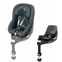 Scaun Auto I-Size Maxi-Cosi PEARL 360 v2 + Baza Auto FAMILYFIX 360 AUTHENTIC GRAPHITE, Culoare: Gri, Grupa: 61-105cm (4luni - 4ani)  - ExclusivMAG.ro