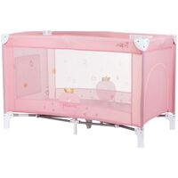 Patut pliabil Chipolino Capri Princess pink, Culoare: Roz, Dimensiuni: 120x60  - ExclusivMAG.ro