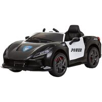 Masinuta electrica Chipolino Police black, Culoare: Negru, Capacitate acumulator: 6V  - ExclusivMAG.ro