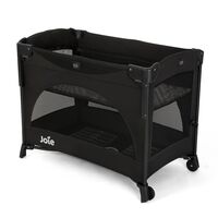 Joie - Patut pliabil pentru co-sleeping Kubbie Sleep Shale, Culoare: Negru, Dimensiuni: 95x65  - ExclusivMAG.ro