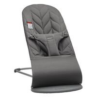BabyBjorn - Balansoar Bliss Anthracite cu aspect delicat de petala, tesatura matlasata, Culoare: Negru  - ExclusivMAG.ro