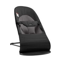BabyBjorn - Balansoarul Balance Soft Black/Dark Gray, Tesatura, Culoare: Gri/Negru  - ExclusivMAG.ro