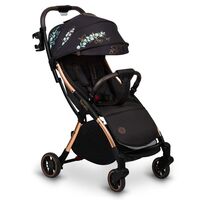 Carucior sport, Lionelo, Julie One, Editie limitata Golden Moments, De la nastere, 0-22 kg, Negru, Culoare: Negru/Gri, Model: sport  - ExclusivMAG.ro