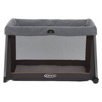 Patut Graco FoldLite Shadow, Culoare: Gri/Negru, Dimensiuni: 120x60  - ExclusivMAG.ro