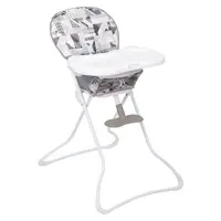 Scaun de masa Graco Snack N Stow Patchwork Grey, Culoare: Gri  - ExclusivMAG.ro