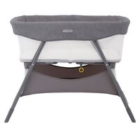 Patut Graco Side by Side 2 in 1 Pearl, Culoare: Gri  - ExclusivMAG.ro