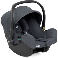 Joie - Scoica auto i-Snug 2 cu tetiera reglabila, 40-75 cm, Moonlight, testata ADAC si certificata R129, Culoare: Gri/Negru, Grupa: 0-13kg (0 luni - 12 luni)  - ExclusivMAG.ro