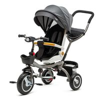 Tricicleta copii Juju Bliss Ride, Gri, Culoare: Gri  - ExclusivMAG.ro