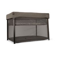 Nuna - Patut pliant Paal, Granite, Culoare: Gri, Dimensiuni: 105x70  - ExclusivMAG.ro