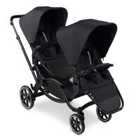 Carucior gemeni Zoom 2 Coal ABC Design, Culoare: Negru, Model: gemeni  - ExclusivMAG.ro