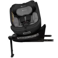 Scaun auto Appekids, I-SIZE, 40-150 cm, Rear Facing 360°, Pro Confort - Grey, Culoare: Gri/Negru, Grupa: 0-36kg (0 luni - 12 ani)  - ExclusivMAG.ro