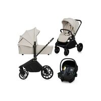 Carucior 3 in 1, Lionelo, Mika Plus, Pana la 22 kg, ECE R129, Bej, Culoare: Bej, Model: 3 in 1  - ExclusivMAG.ro