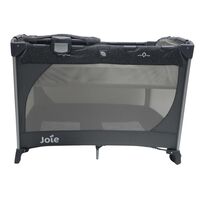 Joie - Patut pliant Commuter Change Gray Marble, cu cosulet detasabil inclus, Culoare: Gri, Dimensiuni: 105x70  - ExclusivMAG.ro