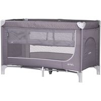 Patut pliabil Chipolino Ariel cloud, Culoare: Gri, Dimensiuni: 120x60  - ExclusivMAG.ro