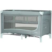 Patut pliabil Chipolino Ariel basil, Culoare: Verde, Dimensiuni: 120x60  - ExclusivMAG.ro
