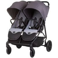 Carucior gemeni Chipolino Top Stars anthracite, Culoare: Gri/Negru, Model: gemeni  - ExclusivMAG.ro