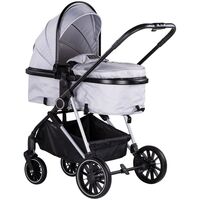 Carucior Chipolino Aura 2 in 1 cloud, Culoare: Gri deschis, Model: 2 in 1  - ExclusivMAG.ro