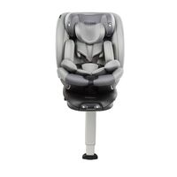 Scaun auto cu ISOFIX Kidwell GoCar, grupa 40-135 cm, i-Size, omologare R129 - Gri, Culoare: Gri, Grupa: 0-36kg (0 luni - 12 ani)  - ExclusivMAG.ro