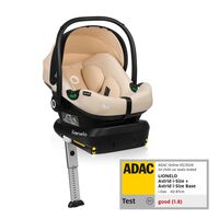 Scoica auto, Lionelo, i-Size Astrid, Include baza Isofix, 0-13 Kg, 40-87 cm, Testat ADAC, Conform cu R129, Bej, Culoare: Bej, Grupa: 0-13kg (0 luni - 12 luni)  - ExclusivMAG.ro