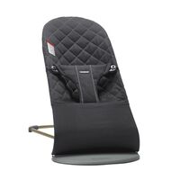 BabyBjorn - Balansoar Bliss Black din tesatura matlasata cu aspect Clasic, Culoare: Negru  - ExclusivMAG.ro