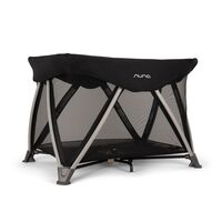 Nuna - Patut pliant SENA Aire Caviar, Culoare: Negru, Dimensiuni: 105x70  - ExclusivMAG.ro