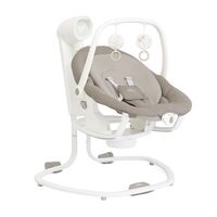 Joie - Leagan si balansoar rotativ Serina 2 in 1 Walnut, Culoare: Bej  - ExclusivMAG.ro