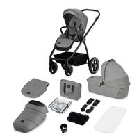 Carucior 2 in 1, Lionelo, Meril, Pana la 22 kg, Gri, Culoare: Gri, Model: 2 in 1  - ExclusivMAG.ro