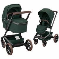 Carucior Maxi-Cosi FAME TWILLIC GREEN, Culoare: Verde inchis, Model: 2 in 1  - ExclusivMAG.ro
