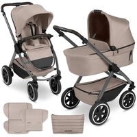 Carucior 2 in  1 Samba 2 Camel - Abc Design, Culoare: Crem, Model: 2 in 1  - ExclusivMAG.ro