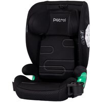 Scaun auto Chipolino Patrol I-Size 100-150 cm cu sistem Isofix noir, Culoare: Negru, Grupa: 15-36kg (4 ani - 12 ani)  - ExclusivMAG.ro