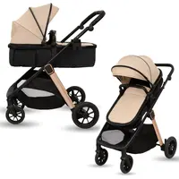 Carucior transformabil 2in1, Appekids Elite - Sand, Culoare: Bej, Model: 2 in 1  - ExclusivMAG.ro