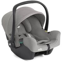 Joie - Scoica auto i-Snug 2 cu tetiera reglabila, 40-75 cm, Quartz, testata ADAC si certificata R129, Culoare: Gri deschis, Grupa: 0-13kg (0 luni - 12 luni)  - ExclusivMAG.ro