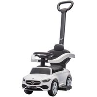 Masinuta de impins Chipolino Mercedes Benz C-Class cu maner white, Culoare: Alb  - ExclusivMAG.ro