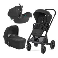 Joie - Carucior pentru copii multifunctional 3 in 1 Chrome 2 Raven, Culoare: Negru, Model: 3 in 1  - ExclusivMAG.ro