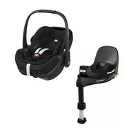 Scaun Auto I-Size Maxi-Cosi PEBBLE 360 PRO2 + Baza Auto FAMILYFIX 360 PRO TWILLIC BLACK, Culoare: Negru, Grupa: 0-13kg (0 luni - 12 luni)  - ExclusivMAG.ro